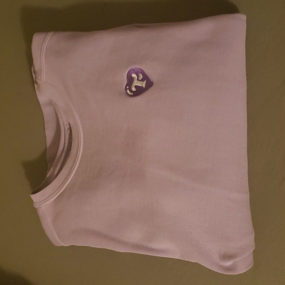 Trixie Cosmetics Sweatshirt with Purple Heart Logo